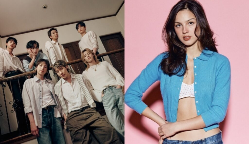 lançamentos da semana singles de bts e olivia rodrigo